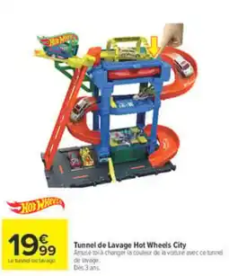 Carrefour Hot Wheels Tunnel de Lavage Hot Wheels City offre