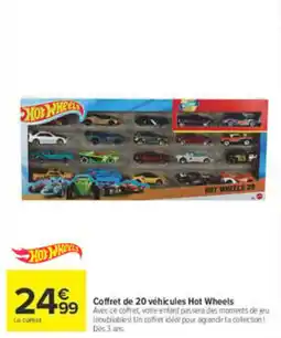 Carrefour Hot Wheels Coffret de 20 véhicules offre