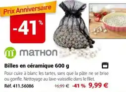 Mathon MATHON Billes en céramique offre