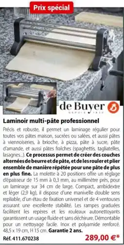 Mathon Laminoir multi-pate professionel offre