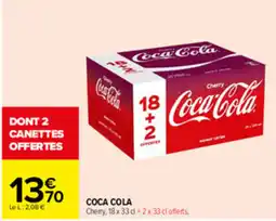 Carrefour Coca Cola Cherry offre