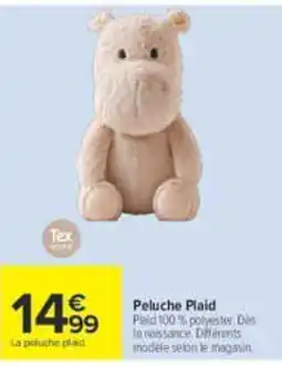 Carrefour Tex Peluche Plaid offre