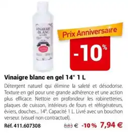 Mathon Vinaigre Blanc en gel 14° offre