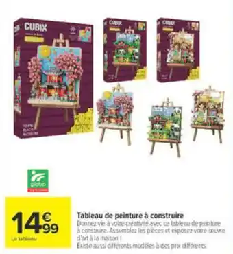 CUBIX Tableau de peinture à construire
