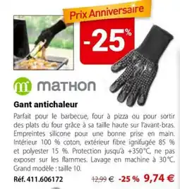 Mathon MATHON Gant antichaleur offre