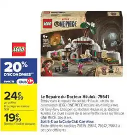 Carrefour LEGO Le Repaire du Docteur Hiluluk offre
