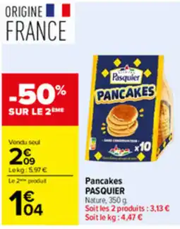 Carrefour Pasquier Pancakes offre