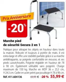 Mathon Secura Marche pied de sécurité offre