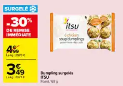Carrefour ITSU Dumpling surgelés offre