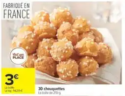 Carrefour Chouquettes offre