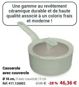 Mathon Casserole avec couvercle offre