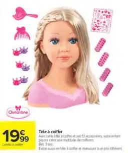 Carrefour Glimantine Tête à coiffer offre