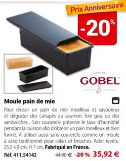 Mathon GOBEL Moule pain de mie offre