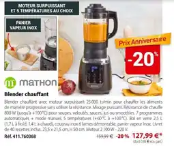 Mathon MATHON Blender chauffant offre
