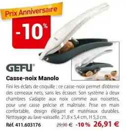 Mathon GEFU Casse-noix Manolo offre
