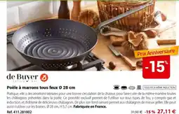 Mathon de Buyer Poêle à marrons tous feux offre