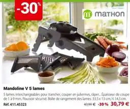 Mathon Mandoline V 5 lames offre