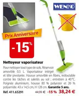 Mathon WENKO Nettoyeur vaporisateur offre