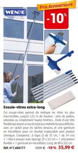 Mathon WENKO Essuie-vitres extra-long offre
