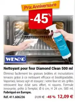 Mathon Wenko nettoyant pour four diamond clean offre