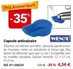 Mathon Wenko capsule anticalcaire offre