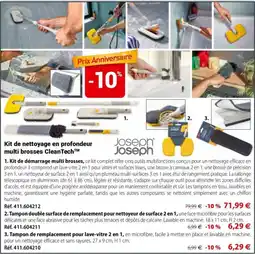 Mathon Kit de nettoyage en profondeur multi brosses cleantech offre