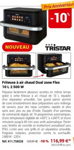 Mathon Friteuse a air chaud dual zone flex 500 w offre