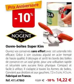Mathon NOGENT Ouvre-boîtes Super Kim offre