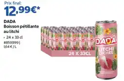 Costco DADA Boisson pétillante au litchi offre