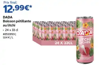 DADA Boisson pétillante au litchi