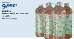 Costco ARIZONA Boisson au thé vert et au miel offre