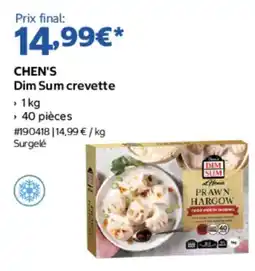 Costco CHEN'S Dim Sum crevette offre
