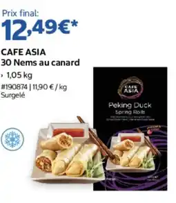 Costco CAFE ASIA 30 Nems au canard offre