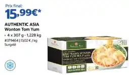 Costco Authentic asia wonton tom yum offre