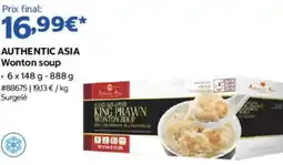 Costco AUTHENTIC ASIA Wonton soup offre