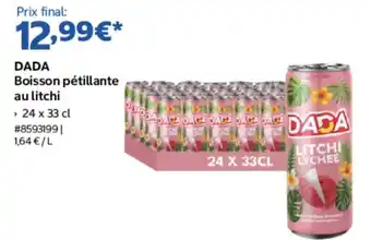 DADA Boisson pétillante au litchi