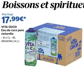 VITA COCO Eau de coco pure naturelle