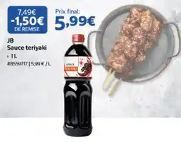 Costco JB Sauce teriyaki offre