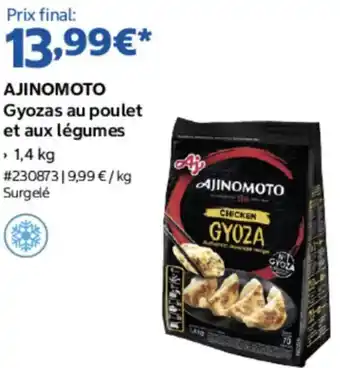 AJINOMOTO Gyozas au poulet et aux légumes