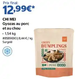 Costco CHI MEI Gyozas au porc et au chou offre
