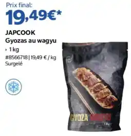 Costco JAPCOOK Gyozas au wagyu offre