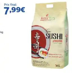 Costco LOTUS RICE Gao SUSHI offre