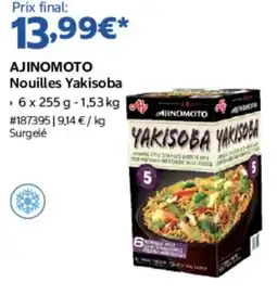 Costco AJINOMOTO Nouilles Yakisoba offre