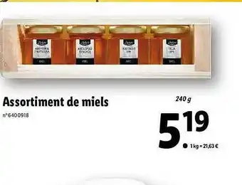 Assortiment De Miels Deluxe
