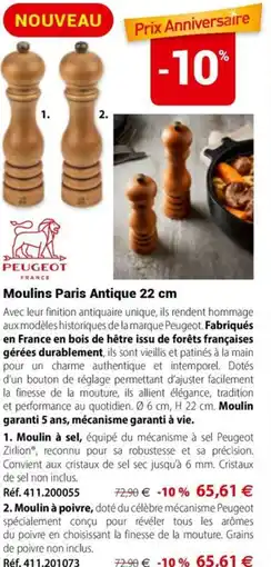 Mathon PEUGEOT Moulin à sel offre