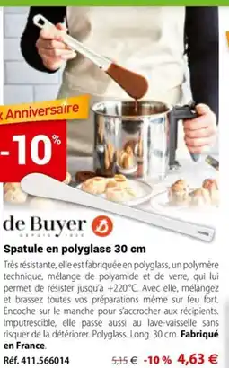 Mathon de Buyer Spatule en polyglass 30 cm offre