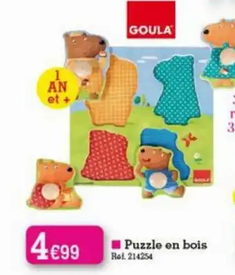Kandy Puzzle en bois offre
