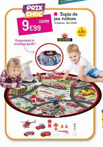 Kandy Tapis de jeu voiture offre
