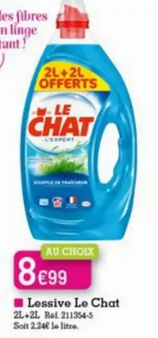 Lessive le chat
