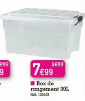 Box de rangement 30L